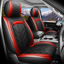 Tailored For 2007-2023 GMC Sierra Crew Cab Pickup Car Front&Rear Seat Covers