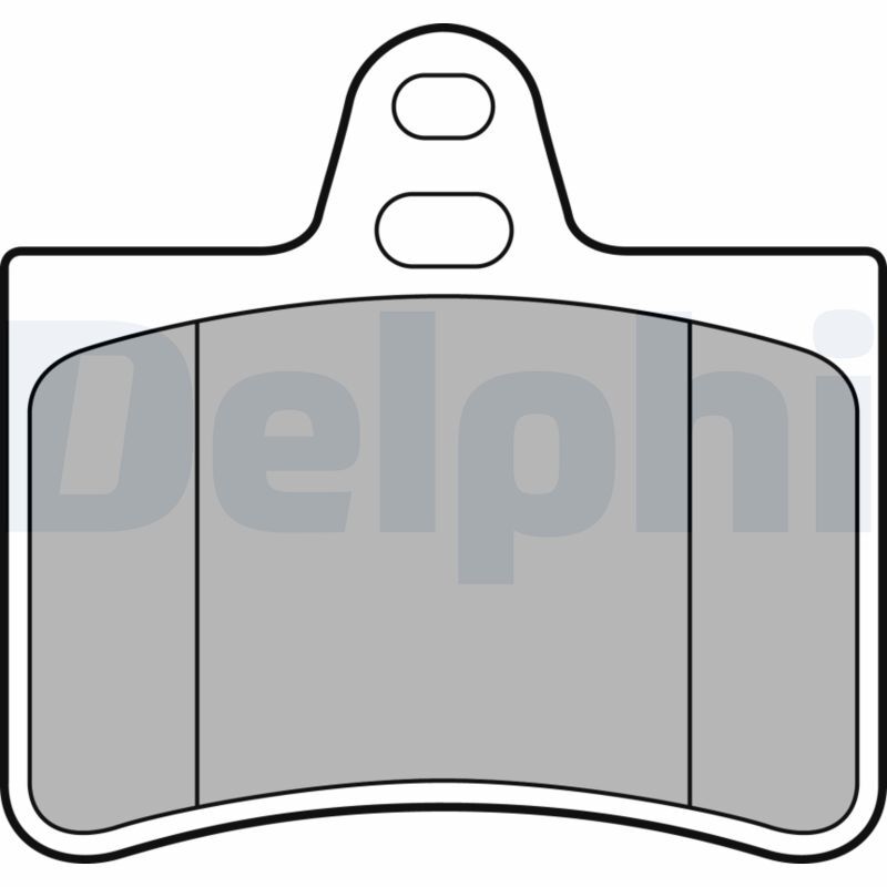 Kit plaquettes de frein DELPHI LP1680 qualité origine CITROËN C5 II Break