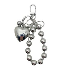 Fashion Bowknot Keychain Heart Bag Pendant Unique and Elegant Keyring Accessory