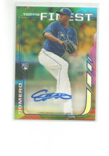2014 FINEST ROOKIE AUTOGRAPHS GOLD REFRACTORS #RAER ENNY ROMERO  24/50