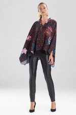 NWT Natori Leopard Orchid Caftan Floral Top S/M 268