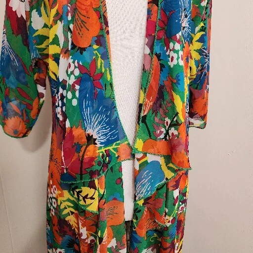 小号梦露花卉覆盖华丽的独角兽超级罕见多色 Lularoe — 第 3/4 张图片