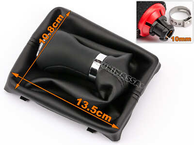 Pomello Cambio Auto Per Audi A3/A4/A5/A6/Q5 - Ricambio In Pelle PU E ABS