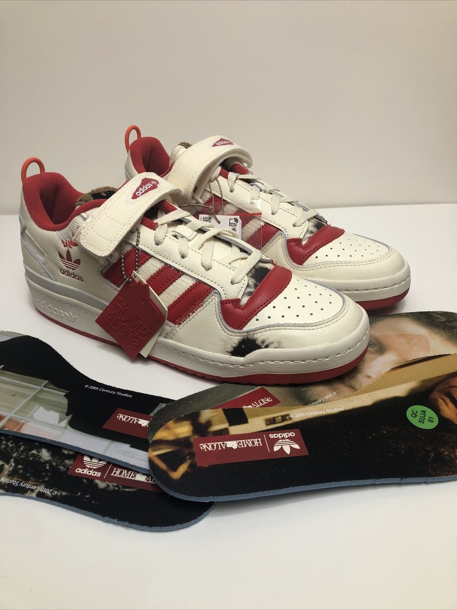 Size 11.5 - Home Alone x adidas Forum Low Red for sale online | eBay