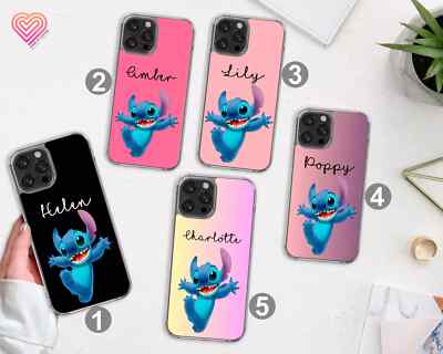 Personalisierte Handyhülle Stitch GEL für Apple iPhone Modelle