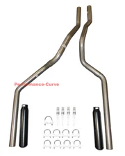 88-93 Chevrolet GMC Truck 4.3 5.0 5.7 Dual Exhaust Mandrel Bent Tail Pipe Kit