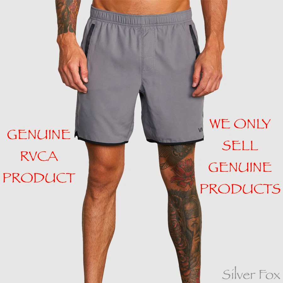 RVCA SHORTS VA YOGGER IV 17" MENS GREY ATHLETIC TRACK RUNNING GYM SPORTS SHORTS
Opens in a new windo