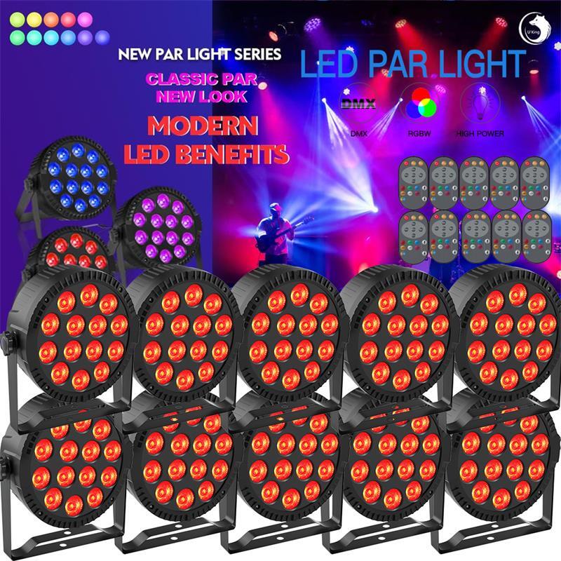 4x 140W RGBW 14 LED PAR Luce Di Scena DMX Discoteca Party Fari - Foto 5