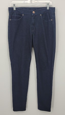 J Jill Denim Jeans Womens Dark Wash Leggings Mid Rise Stretch Blue Pants