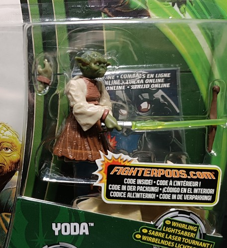 STAR WARS 2013 MOVIE HEROES MH08 JEDI YODA 4'' ACTION FIGURE SEALED GREEN CARD - Picture 2 of 8