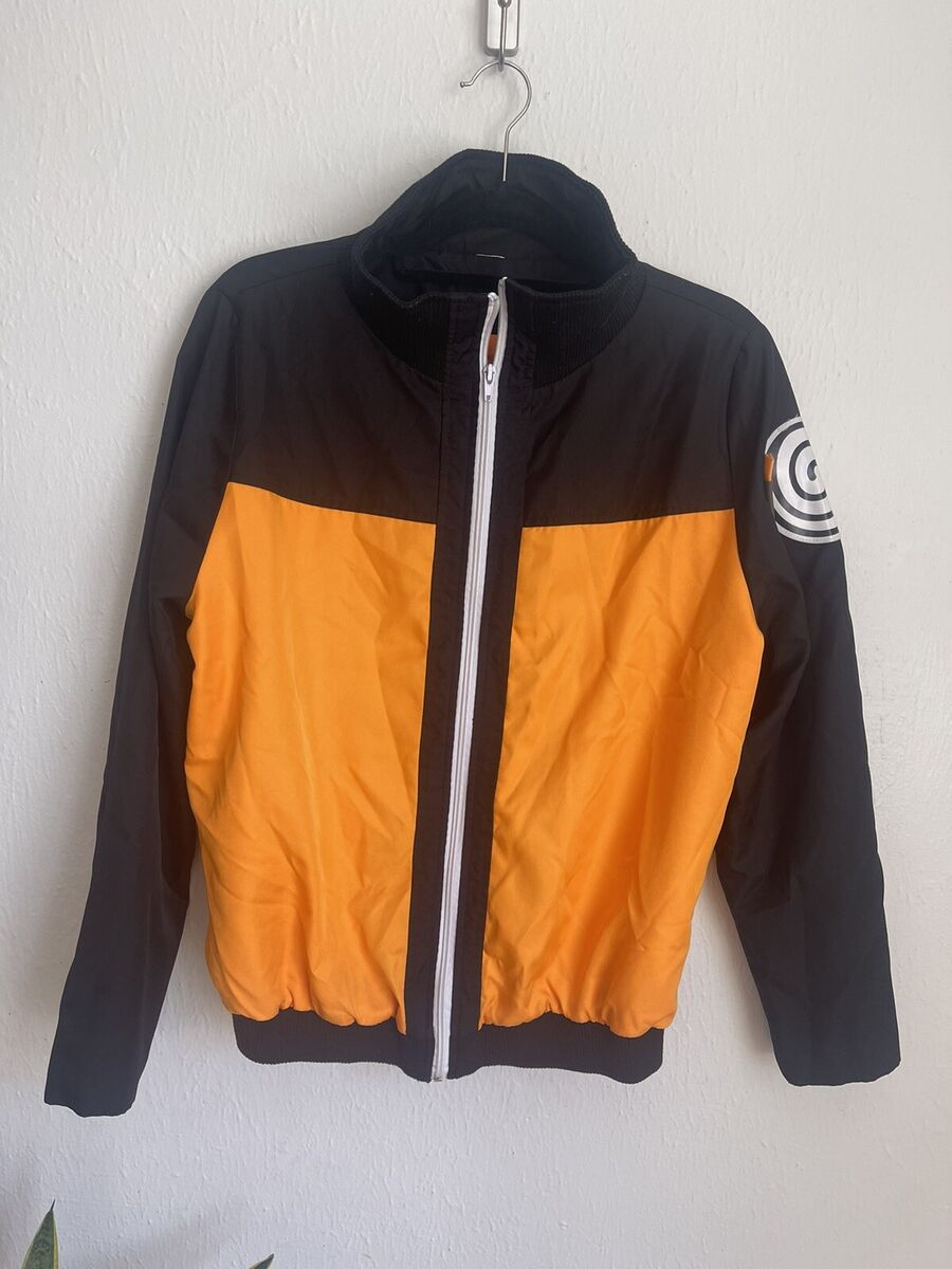 Vintage Naruto Shippuden Full Zip Jacket Mens Large Black Vintage Naruto Shippuden Full Zip Jacket Mens Large Black