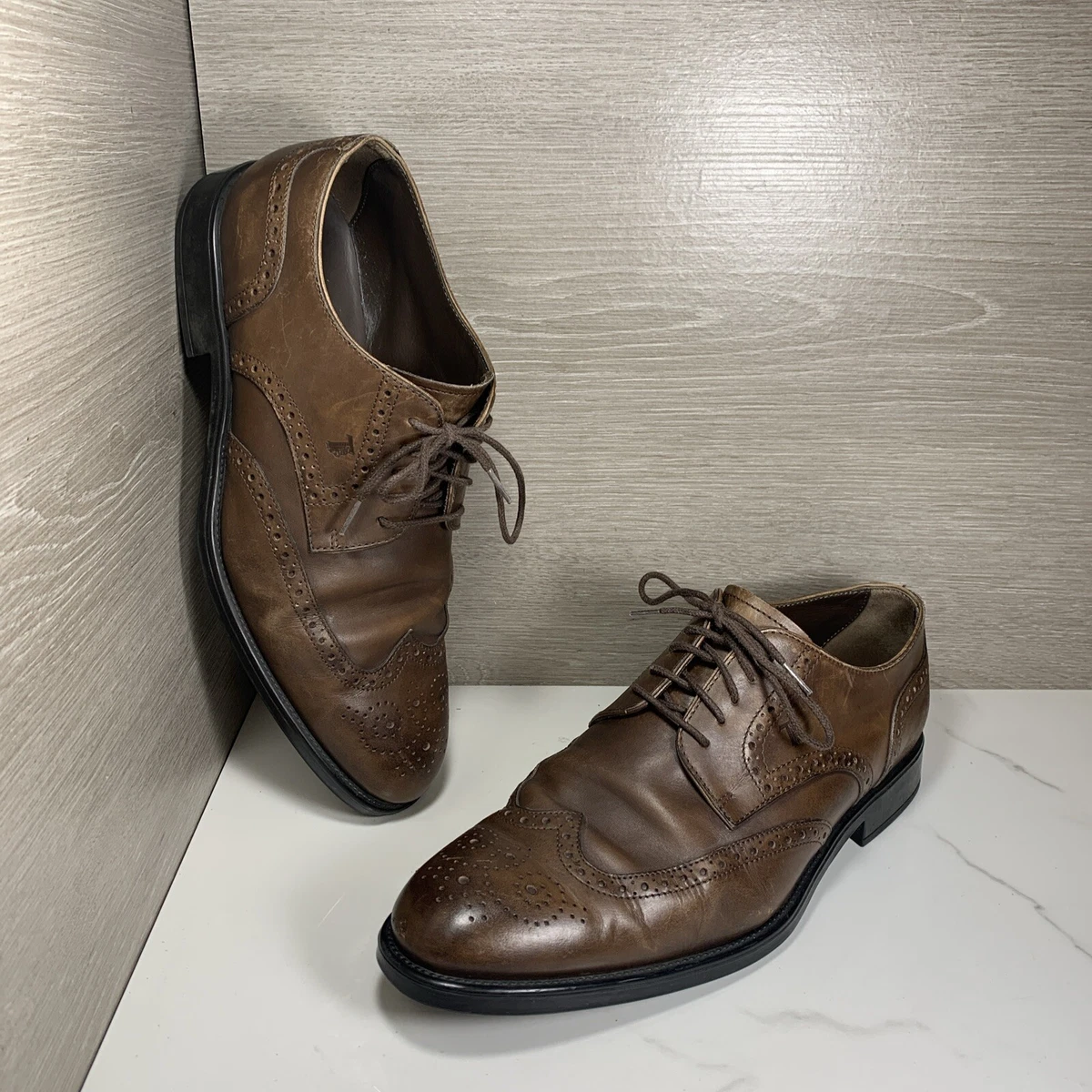 Unbranded Italian Leather Lace Up Dress Shoes 1FormalLaceupMen_sShoes.jpg?  main image 4