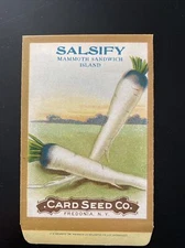 Antique 1910 Card Seed Co Seed Pack SALSIFY EXCELLENT CONDITION