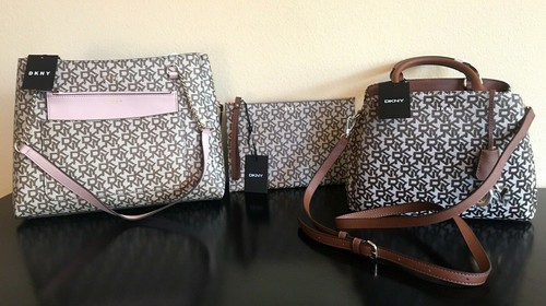 dkny monogram handbag