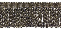 Bullion Fransen Rand, Stil EF25, Farbe 8565 - Marineblau, Beige [9.1M]