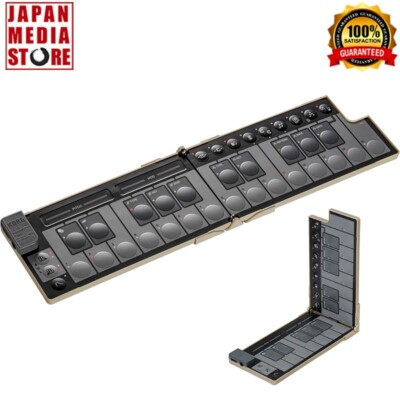Korg nanoKEY Fold Sand Beige Faltbares Midi Keyboard BRANDNEU