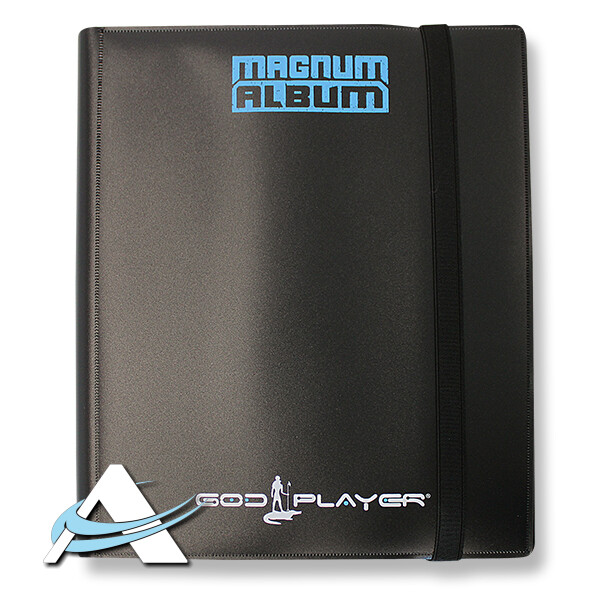 GOD PLAYER MAGNUM ALBUM • Portfolio Raccoglitore 360 Carte YUGIOH Pokémon NERO