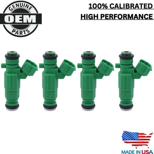 4x Bosch NEW OEM Fuel Injectors 2006-11 Hyundai Accent Kia Rio 1.6l #35310-37150 - Picture 1 of 6