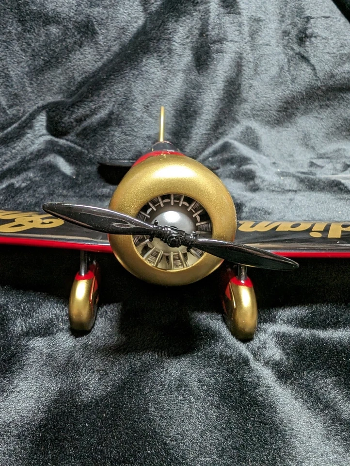 MOTOCICLETAS INDIANAS VINTAGE BANCO DE MOEDAS DE AVIÃO FUNDIDO 2ª SÉRIE POR SPEC CAST - Imagem 2 de 4