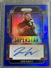 2022 WWE Panini Prizm JOE GACY RC BLUE PRIZM AUTO AUTOGRAPH #13/49 Wyatt Sicks