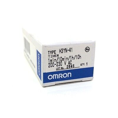 Timer H3YN41 Omron H3YN-41-200-230VAC-0.1min-10h | eBay