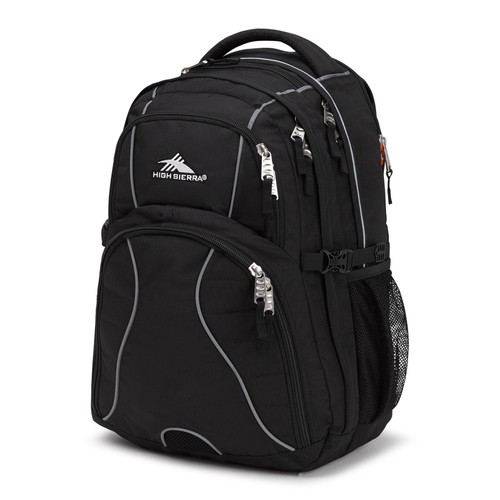 High Sierra Swerve Laptop Backpack, Black, One Size - 第 1/6 張圖片