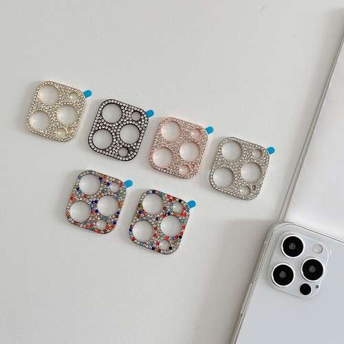 New Colored Diamond Protective Back Camera Lens Case Cover For IPhone 12 Pro Max - Picture 4 of 13