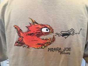 Pirana Joe Nassau Bahamas Tan Crew Neck T Shirt Size Medium cotton Pull Over | eBay
