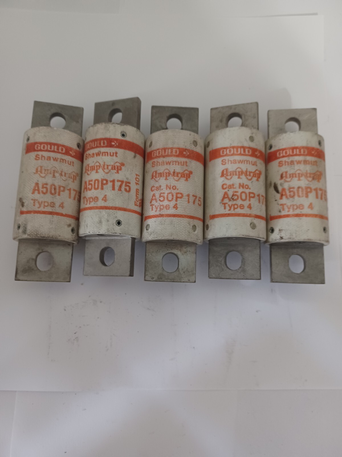 Lot De 6 Fusibles Gould Shawmut TR175R - 250V 175A - Classe RK (retardataire) - Pour Installations électriques