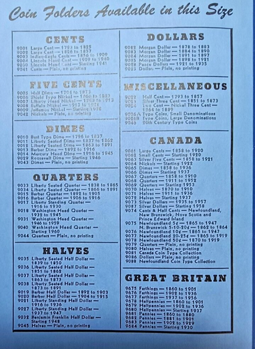 GB Farthings 1937-1956 Whitman Folder COMPLETE EF-aUNC 24 coins - Picture 6 of 6