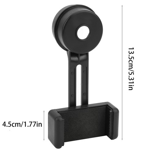 Telescope Phone Adapter Cell Phone Portable Digiscoping Mount Holder(Black) Hot - Zdjęcie 10 z 22