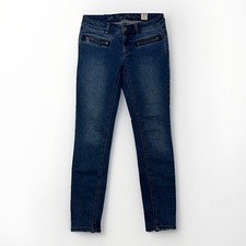 We The Free People Women’s Jeans 27x28 Tapered Leg Zip Pockets