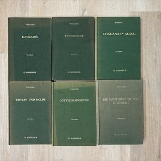 Wagner Opera Vocal Scores (6 Books)