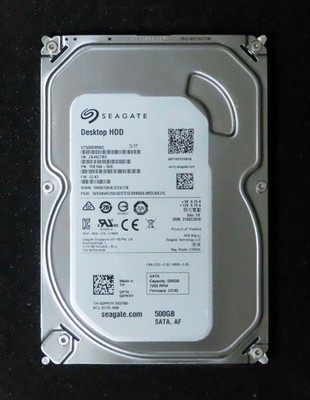 Seagate 500GB 7200RPM 3.5'' Internal Desktop SATA Hard Drive ST500DM002 + Cable
