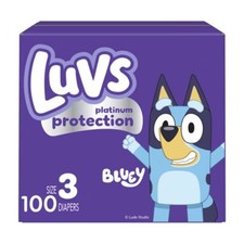 Luvs Size 3 Disposable Diapers, Pro Level Leak Protection, Bulk Pack 168 100ct