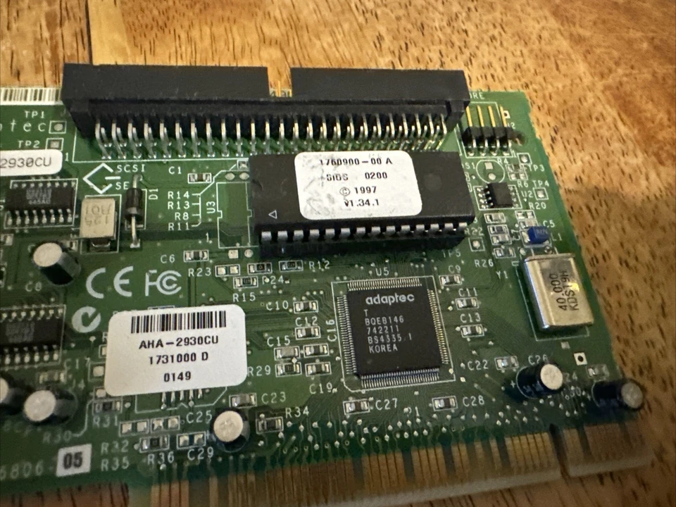 Adaptec AHA-2930CU PCI SCSI Controller Card - Image 2 of 4