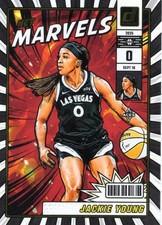 Jackie Young PRESS PROOF Net Marvels #15 2025 Donruss Valkyries