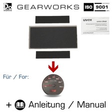 Display Digitaluhr für AUDI 80 100 200 V8 Uhr LCD Reparatur V1