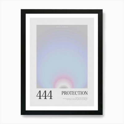 Aura Poster Wohnung Deko Engel N gerahmt Wandbild Poster Leinwanddruck Bild