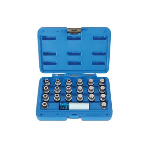 Set Di Chiavi Per Dadi Di Ruota Con Blocco Laser 21 Pezzi - Per BMW 6276