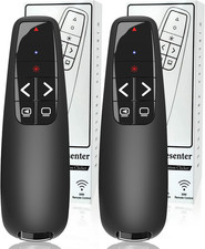  2 Units Wireless Presenter Remote, Clicker for Laptop Powerpoint Presentations