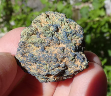 Azurite Chessylite & Cuprite Chessy les Mines 2.5x2.5cm France collection ancien