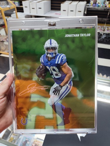 Jonathan Taylor signiert Indianapolis Colts 8x10 Fanatics Emanate Foto /99 AUTO