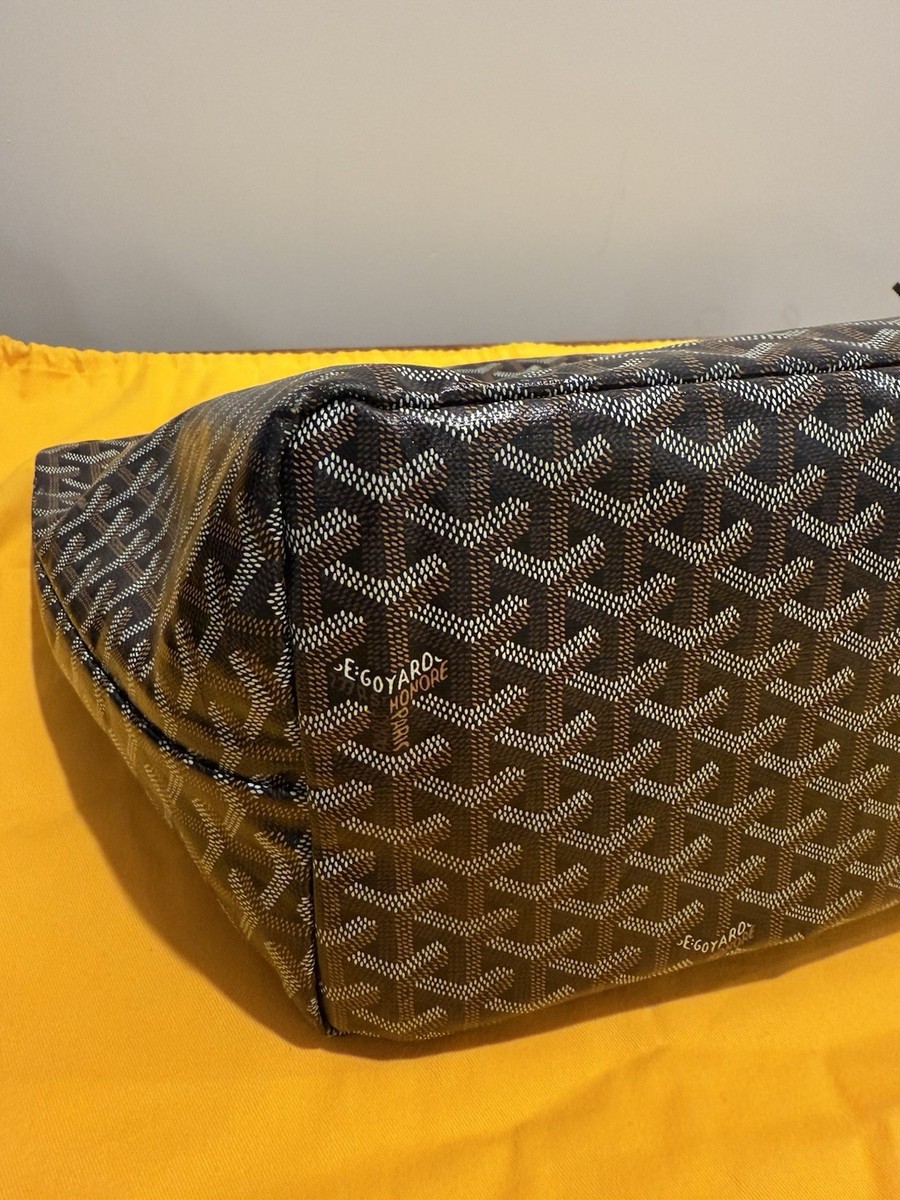 Goyard Saint Louis Tote Black Canvas for sale online | eBay