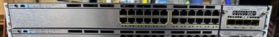 Cisco Catalyst 3750-X WS-C3750X-24T-l 24-Port Gigabit Switch + C3KX-NM-1G