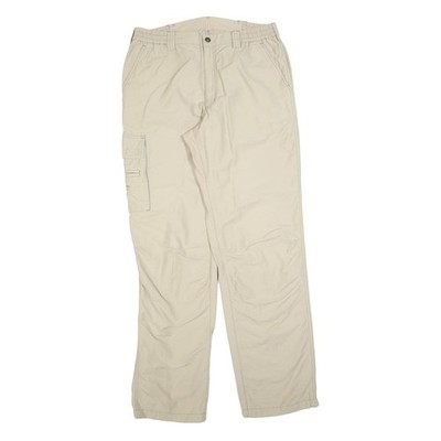 TENSON Herren Cargo Zip-Hose Beige Regular Relaxed Fit W34 L34