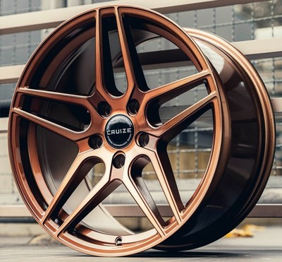 18 Zoll Bronze Castor Leichtmetallfelgen passend für Citroen C4 Grand Picasso Jumpy Dispatch 5x108