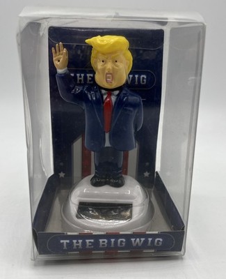 DONALD TRUMP The Big Wig Solar Figur - NEU