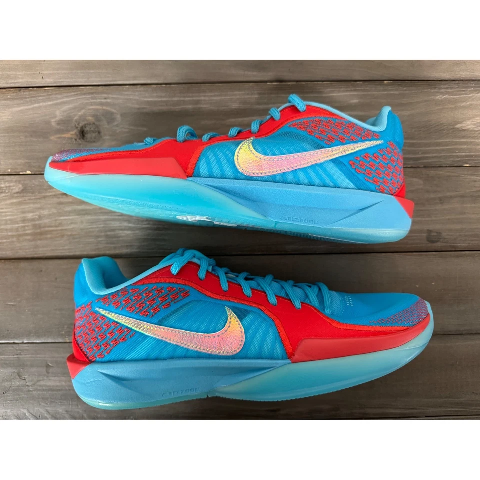 Nike Sabrina 2 Zapatos de Baloncesto Atléticos Slurpee Azul y Carmesí Claro Talla 9 Foto 4 de 4