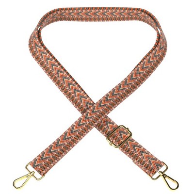 EAZY CASE Verstellbarer Taschengurt Schultergurt Handtasche Boho Muster Orange